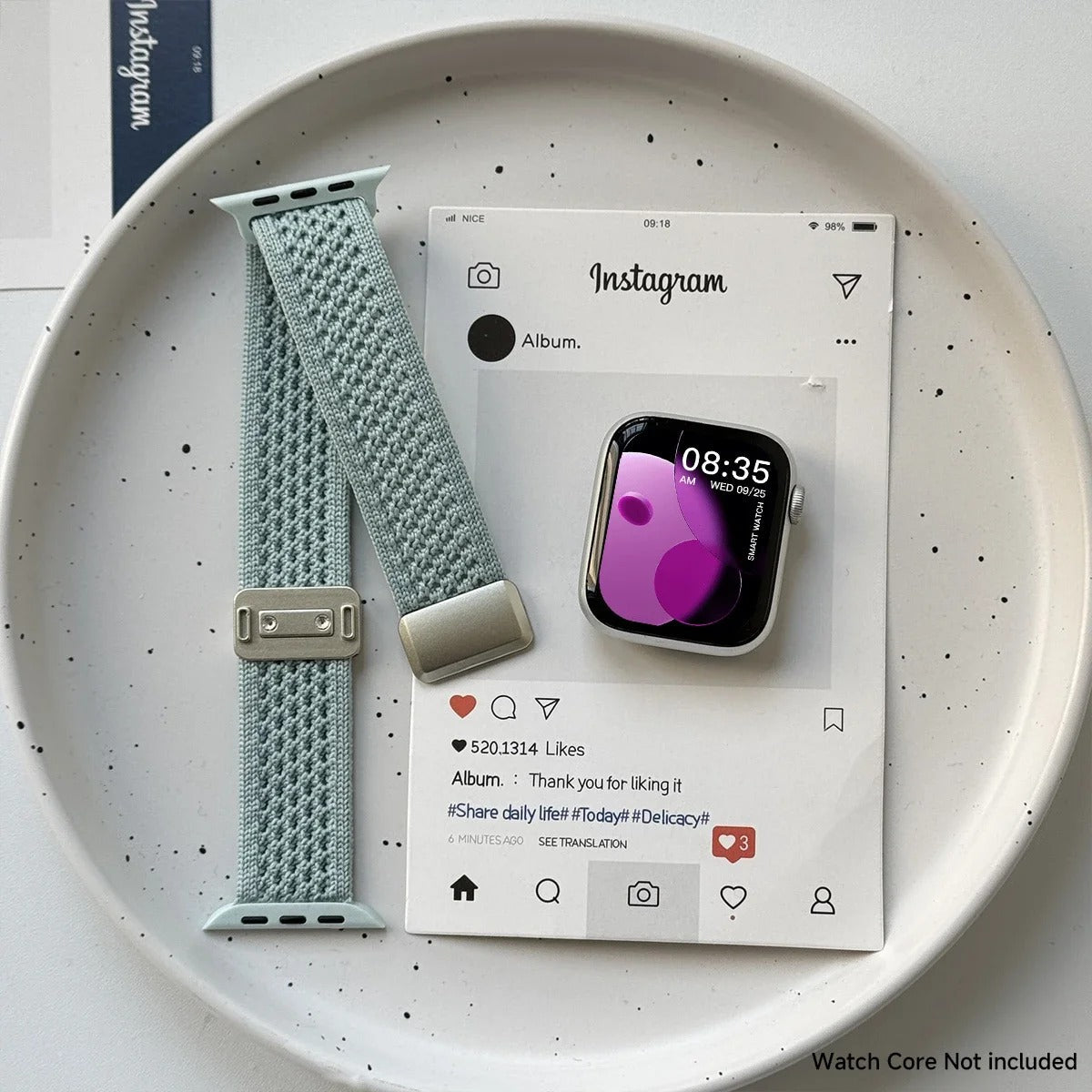 Braided Apple Watch Armband Series 11/10/9/8/7/6/5/4/ SE / Ultra 1/2/3