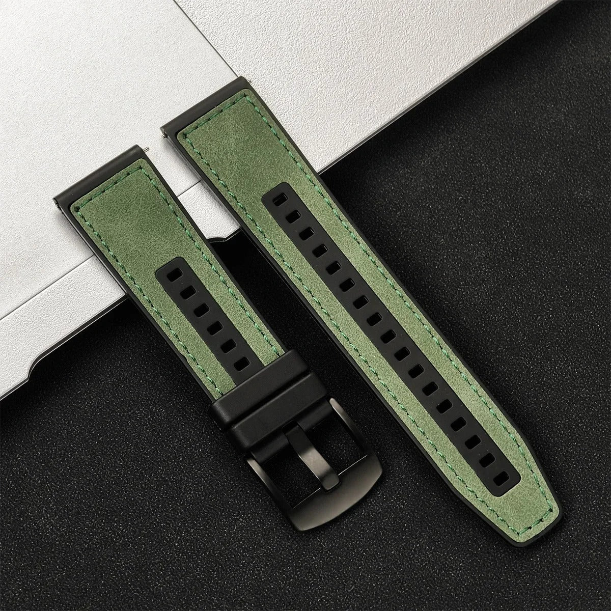 22mm, Strap for Samsung Galaxy Watch 7 FE 6 5 4 5Pro 6/4Classic Silicone Band for Huawei GT5 Pro 46mm GT4/3Pro Bracelet (Kopya) (Kopya)