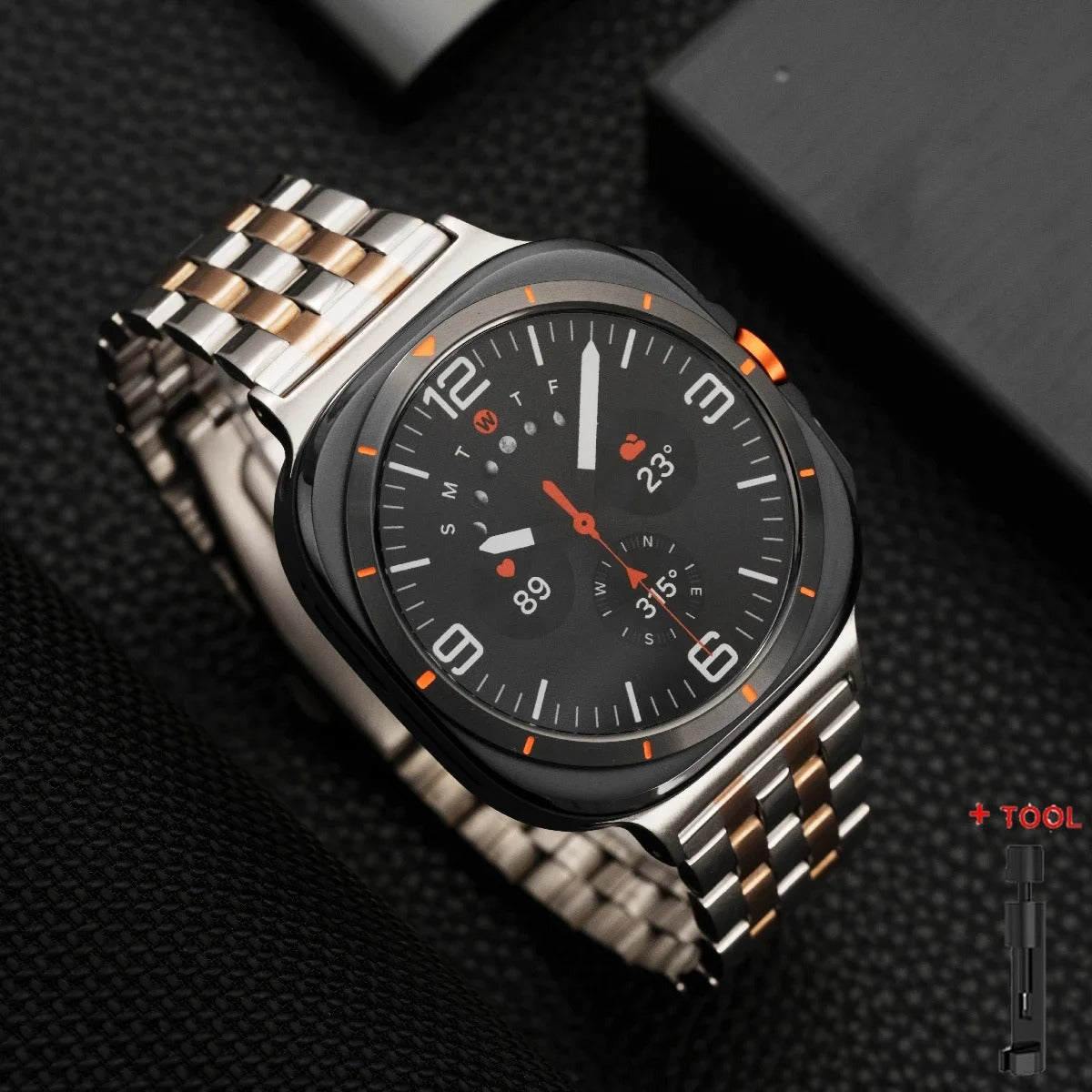 Steel Samsung Galaxy Ultra Watch Band 47MM