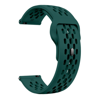 18mm, 20mm, 22mm, Strap for Samsung Galaxy Watch 7 FE 6 5 4 5Pro 6/4Classic Silicone Band for Huawei GT5 Pro 46mm GT4/3Pro Bracelet