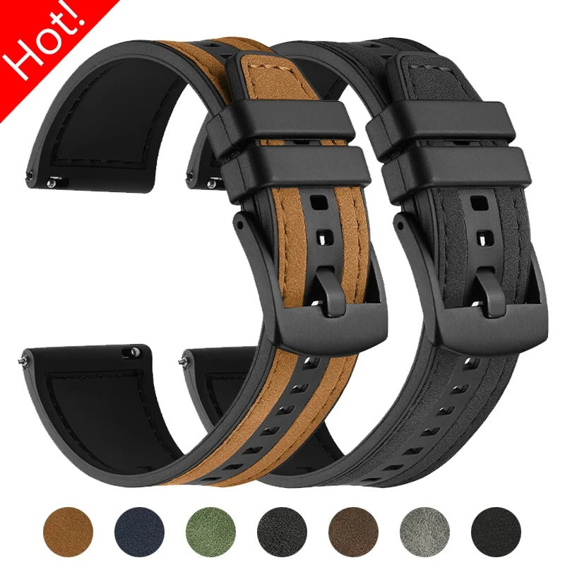22mm, Strap for Samsung Galaxy Watch 7 FE 6 5 4 5Pro 6/4Classic Silicone Band for Huawei GT5 Pro 46mm GT4/3Pro Bracelet (Kopya) (Kopya)