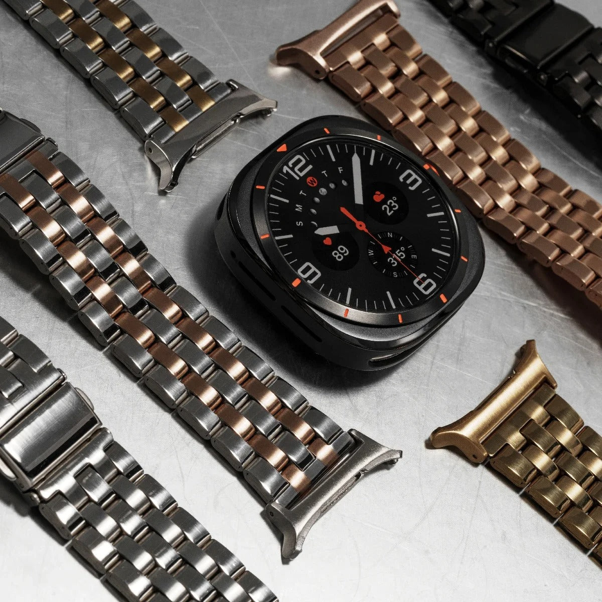 Steel Samsung Galaxy Ultra Watch Band 47MM