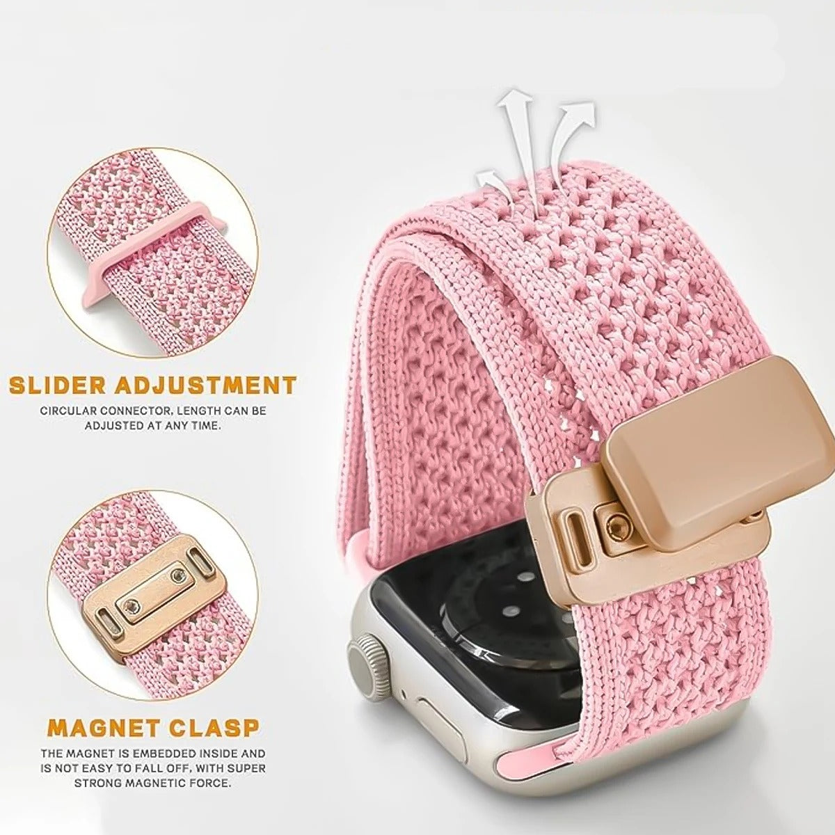 Braided Apple Watch Armband Series 11/10/9/8/7/6/5/4/ SE / Ultra 1/2/3