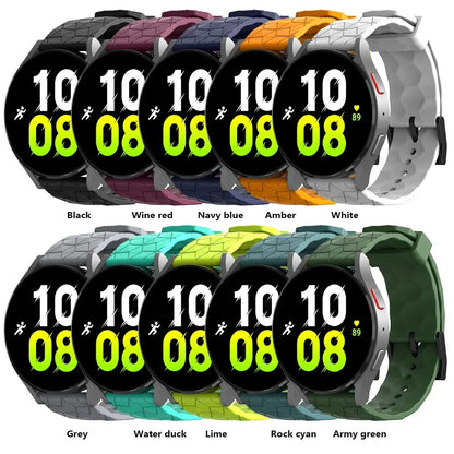 20mm, 22mm, Strap for Samsung Galaxy Watch 7 FE 6 5 4 5Pro 6/4Classic Silicone Band for Huawei GT5 Pro 46mm GT4/3Pro Bracelet (Kopya)