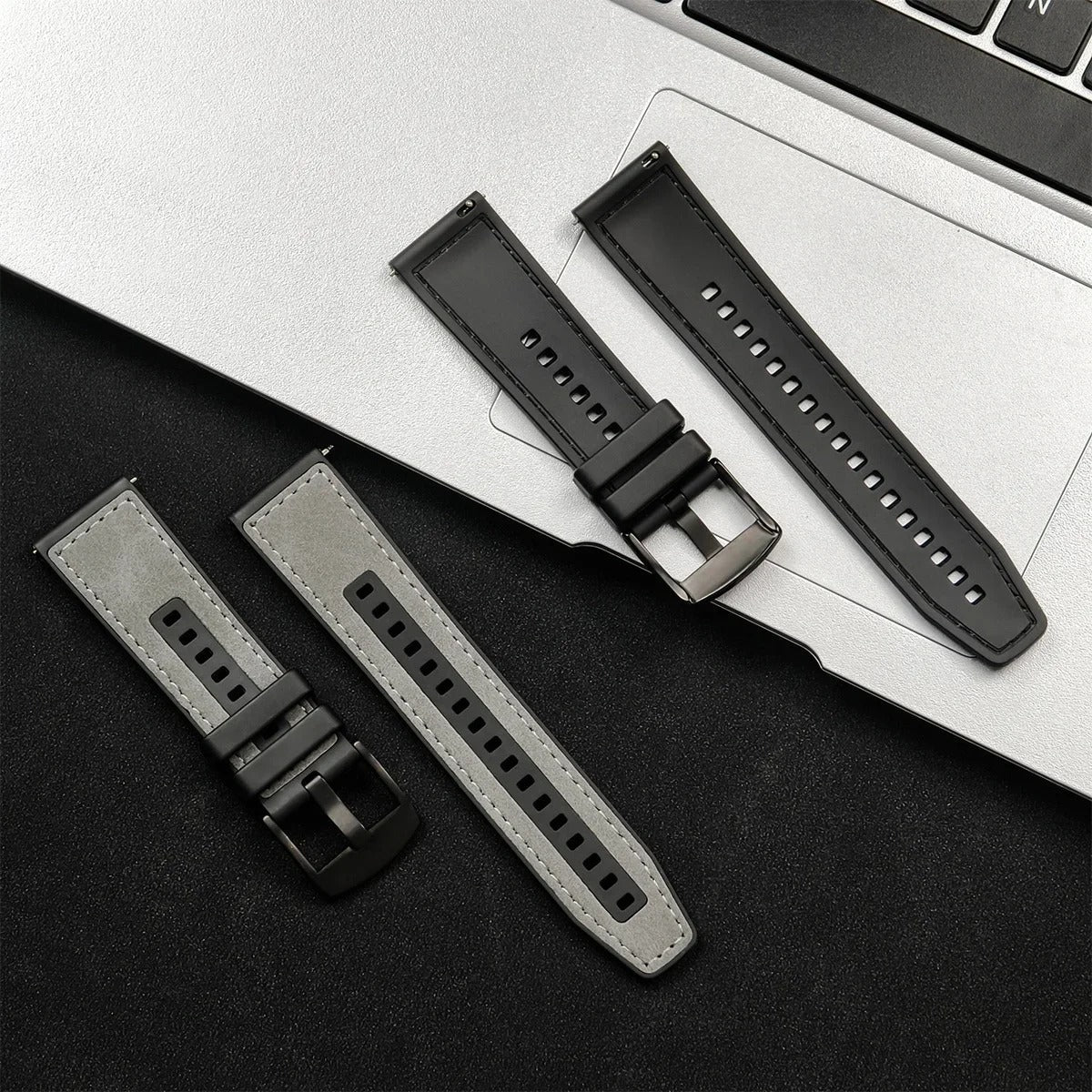 22mm, Strap for Samsung Galaxy Watch 7 FE 6 5 4 5Pro 6/4Classic Silicone Band for Huawei GT5 Pro 46mm GT4/3Pro Bracelet (Kopya) (Kopya)