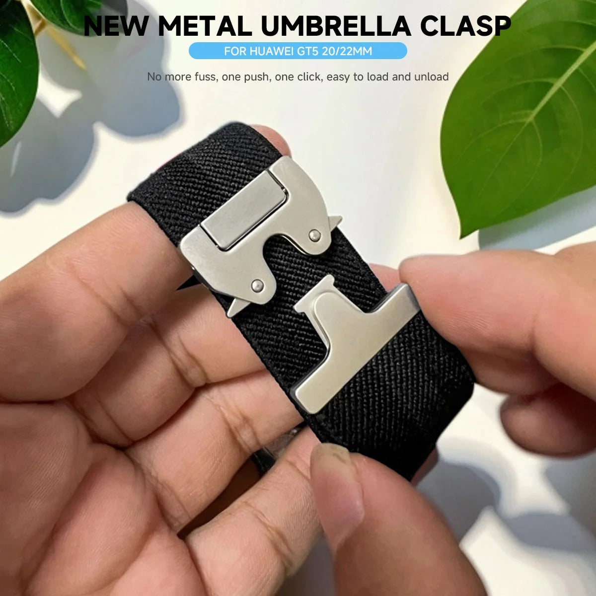 20MM, 22MM Elastic Strap for Samsung Galaxy Watch 7 6 5 4 40mm 44mm 6Classic 47mm Nylon Band for Huawei Watch GT5 4Pro 3 Bracelet