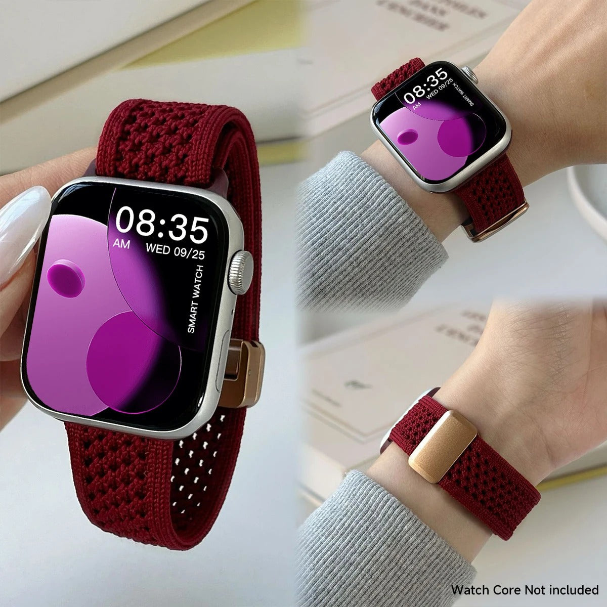 Braided Apple Watch Armband Series 11/10/9/8/7/6/5/4/ SE / Ultra 1/2/3