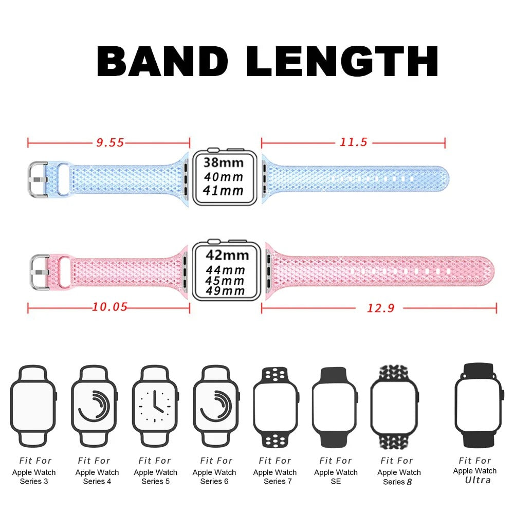 Sport Strap for Apple Watch Band Series 11/10/9/8/7/6/5/4/ SE / Ultra 1/2/3