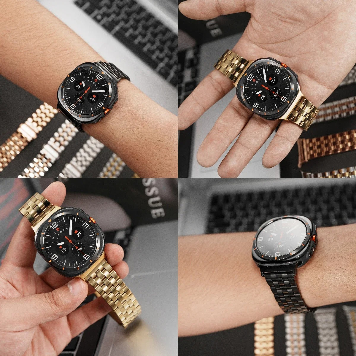 Steel Samsung Galaxy Ultra Watch Band 47MM