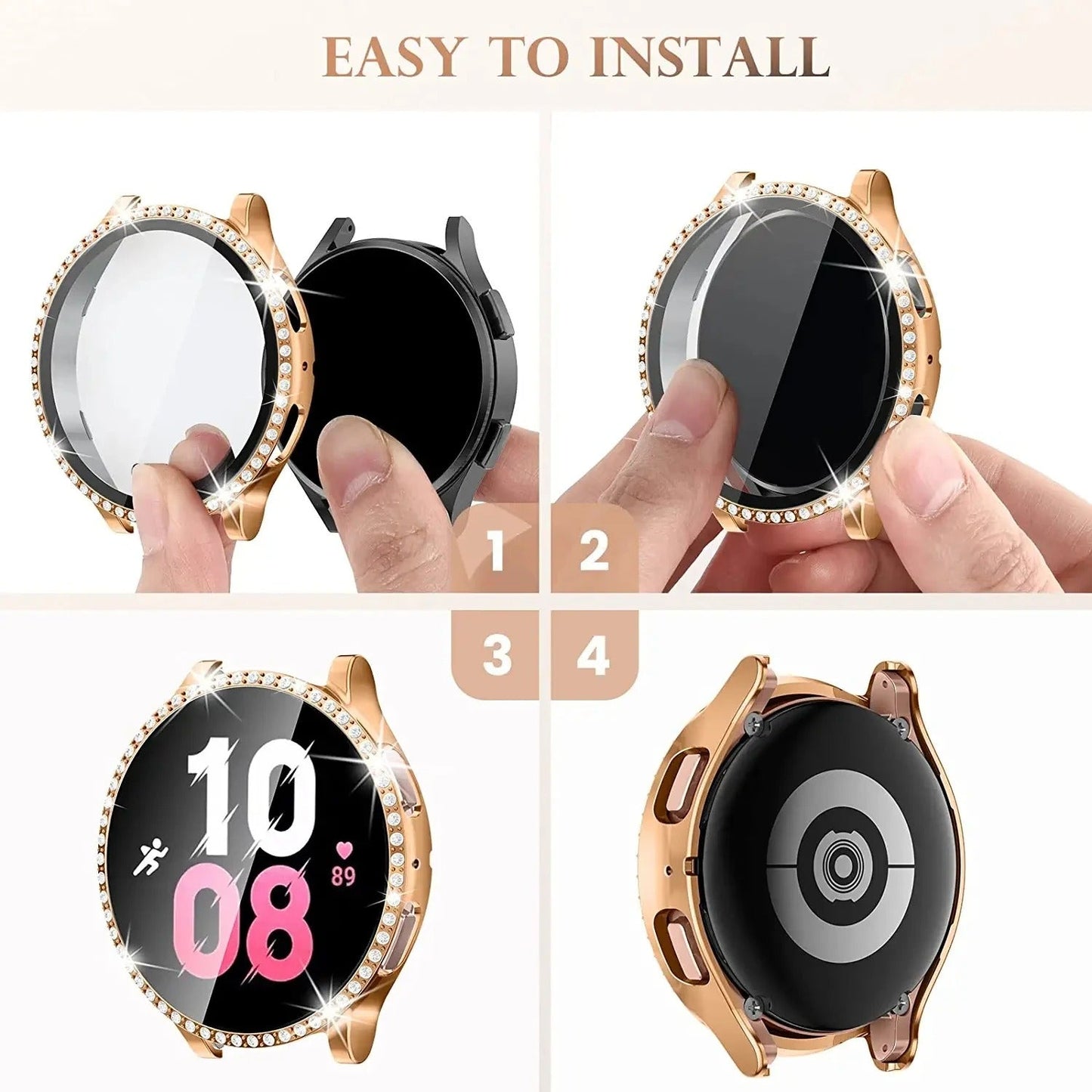 Diamond Samsung Galaxy Watch 4-5 40/44MM Case