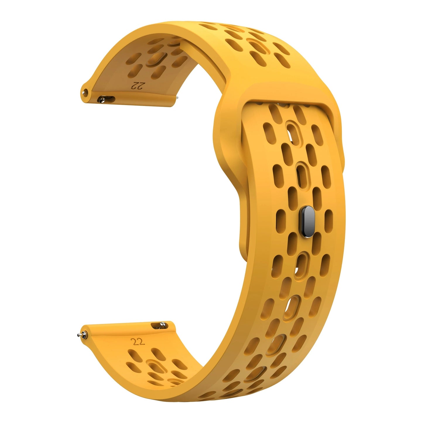 18mm, 20mm, 22mm, Strap for Samsung Galaxy Watch 7 FE 6 5 4 5Pro 6/4Classic Silicone Band for Huawei GT5 Pro 46mm GT4/3Pro Bracelet