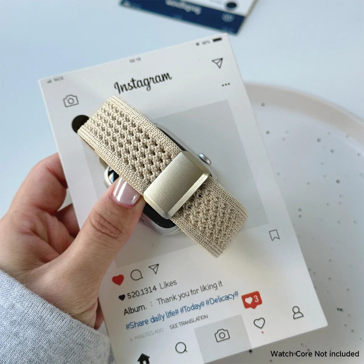 Braided Apple Watch Armband Series 11/10/9/8/7/6/5/4/ SE / Ultra 1/2/3