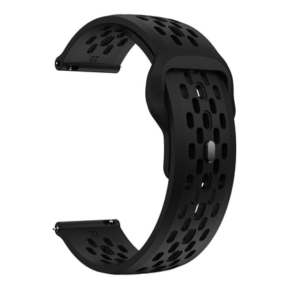 18mm, 20mm, 22mm, Strap for Samsung Galaxy Watch 7 FE 6 5 4 5Pro 6/4Classic Silicone Band for Huawei GT5 Pro 46mm GT4/3Pro Bracelet