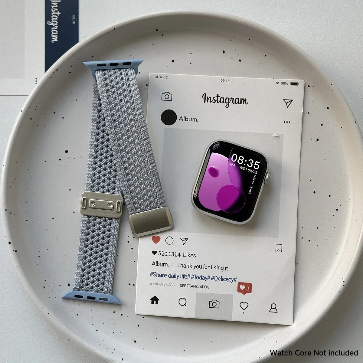 Braided Apple Watch Armband Series 11/10/9/8/7/6/5/4/ SE / Ultra 1/2/3