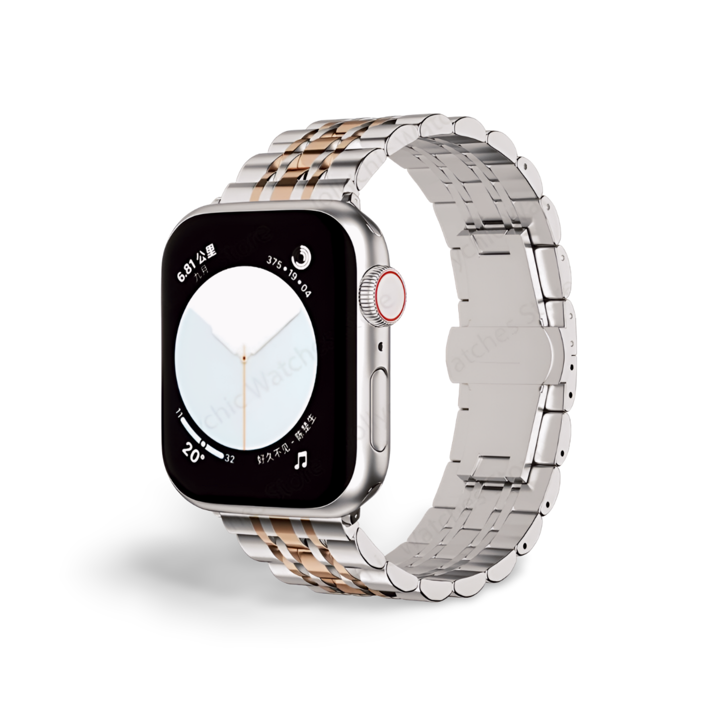 Stainless Steel Mesh Apple Watch Band Series 11/10/9/8/7/6/5/4/ SE / Ultra 1/2/3