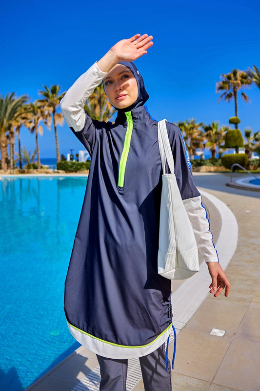 Fume Full Coverage Modest Swimwear Burkini Set M2514