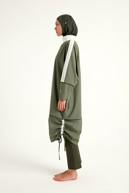 Khaki Modest Full Coverage Swimsuit – Islamic Burkini Set | M2521-1
