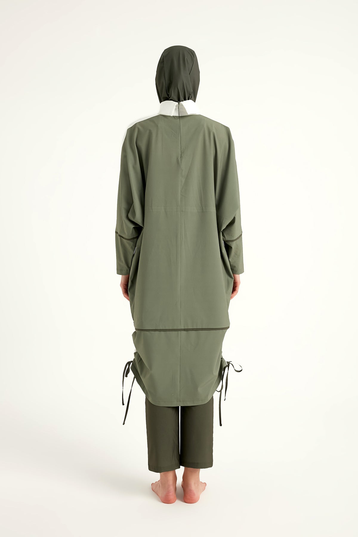 Khaki Modest Full Coverage Swimsuit – Islamic Burkini Set | M2521-1