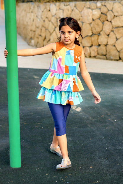 Marina UPF50+ Sun-Protected Girls’ Swimsuit – C2505
