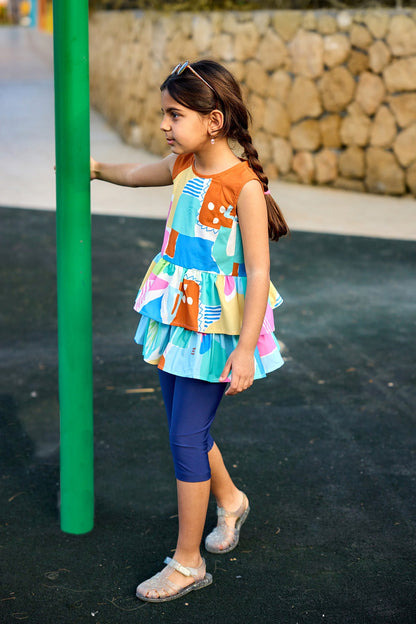 Marina UPF50+ Sun-Protected Girls’ Swimsuit – C2505