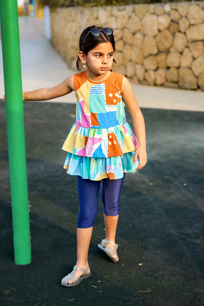 Marina UPF50+ Sun-Protected Girls’ Swimsuit – C2505