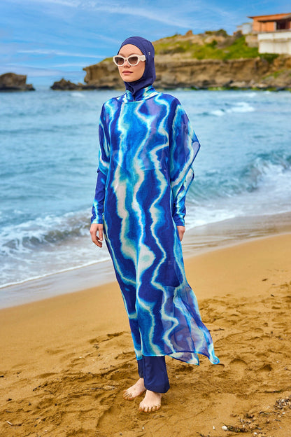 Marina Silky Pareo with Colorful Pattern - P2513-2