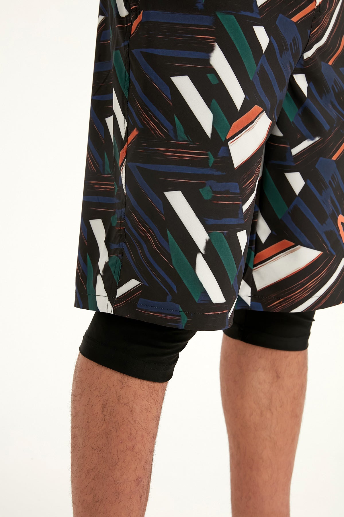 Marina Black Modest Men’s Swim Shorts - S2502