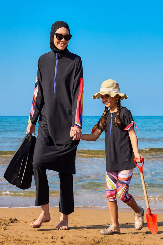Marina UPF50+ Protective Girls’ Modest Swimsuit – C2507