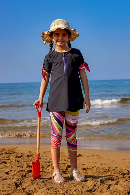 Marina UPF50+ Protective Girls’ Modest Swimsuit – C2507