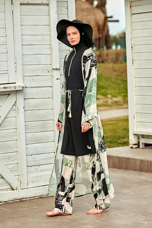 Colourful Pareo Kimono P2411