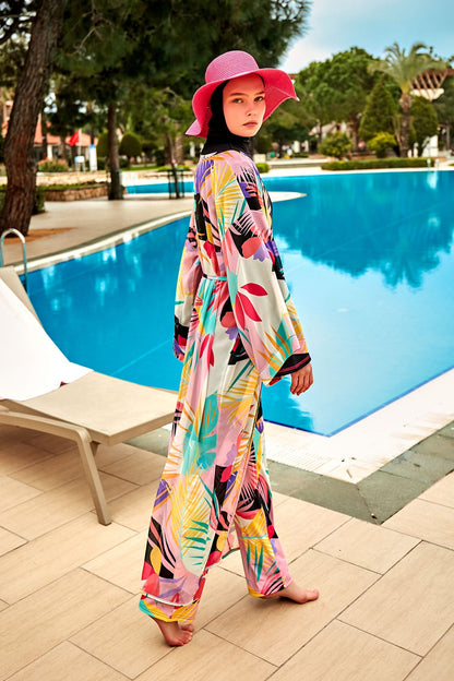 Colourful Pareo Kimono P2410