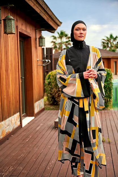 Colourful Pareo Kimono P2407