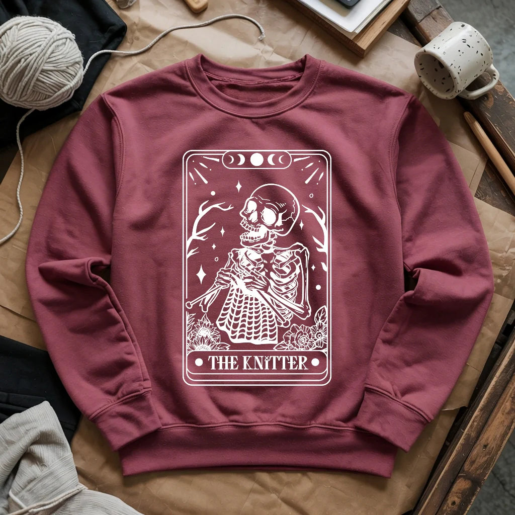 Knitter Tarot Card Sweatshirt