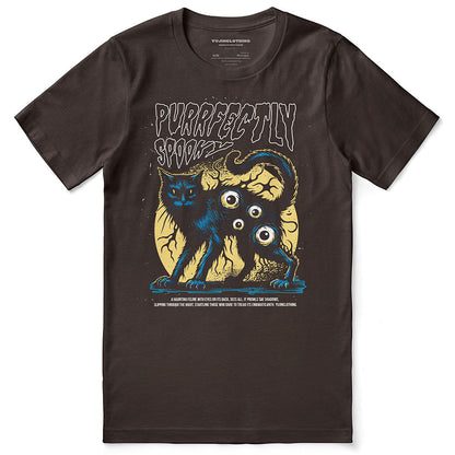 Spooky Vibes Cat T-Shirt