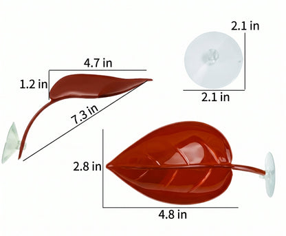 Suction-Cup Leaf Basking Platform & Elevated Perch