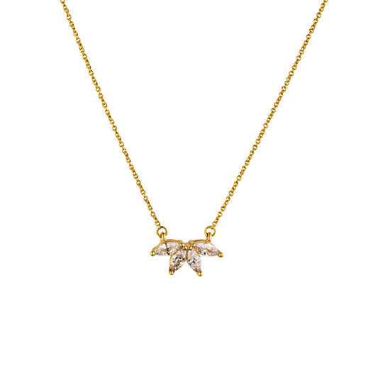 Marquise Flower Necklace