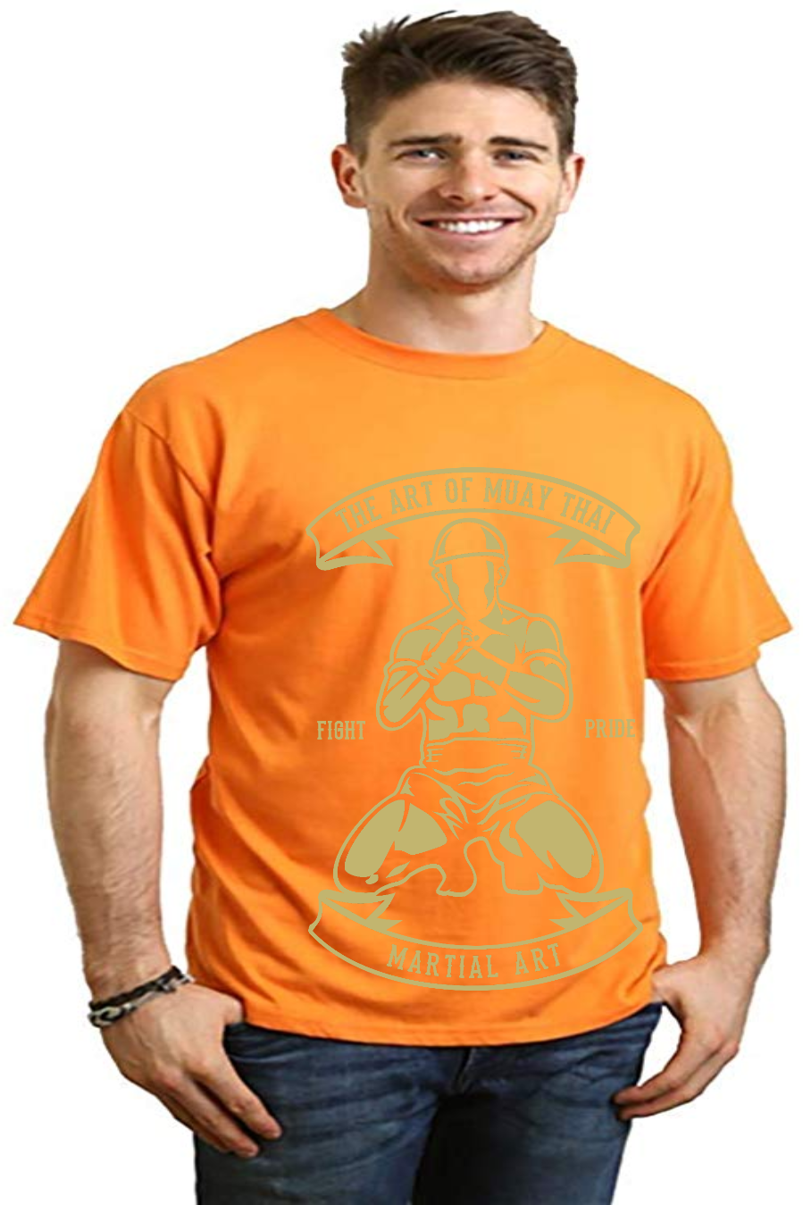 Martial Art Men's Bamboo Viscose/Organic Cotton Short Sleeve Graphic T-Shirt