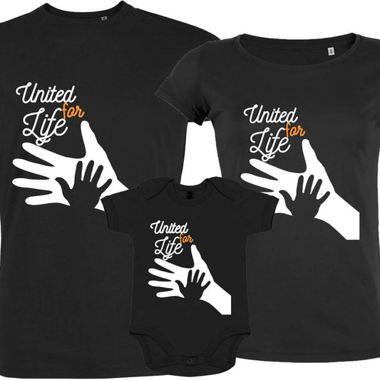United For Life Matching Organic Tees (Set of 3)