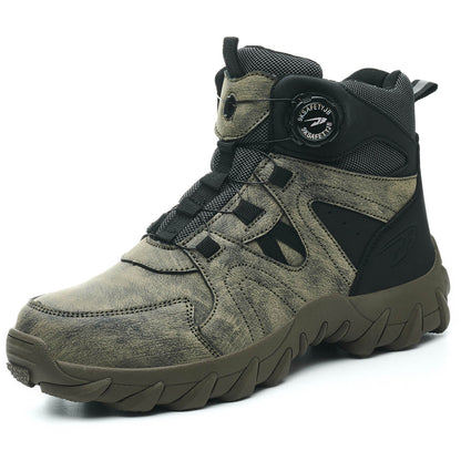 Maven 6" Knob-Lacing Non-Slip Steel Toe Boots
