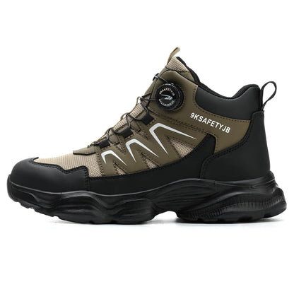 Maven Steel Toe Knob-Lacing Lightweight Work Boots
