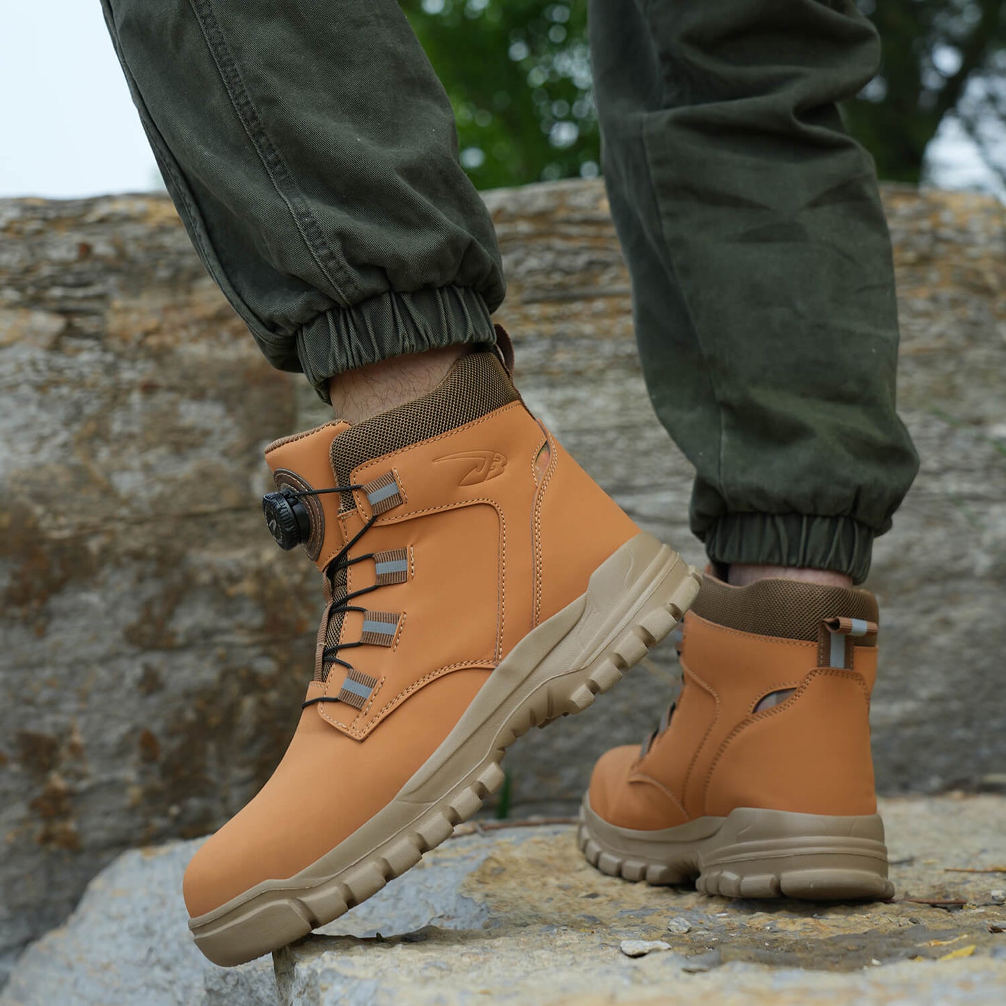 Maven 6" Knob-Lacing Waterproof Steel Toe Boots