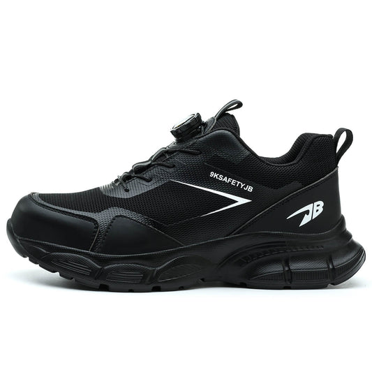 Maven Knob Lacing Breathable Steel Toe Work Sneakers