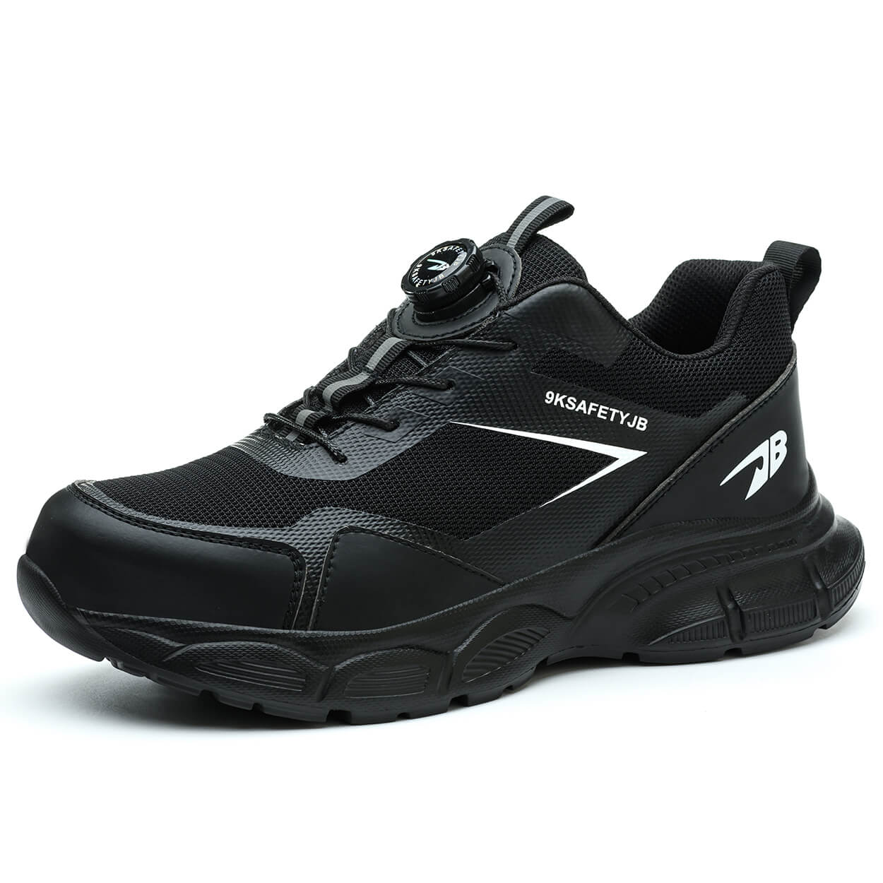 Maven Knob Lacing Breathable Steel Toe Work Sneakers