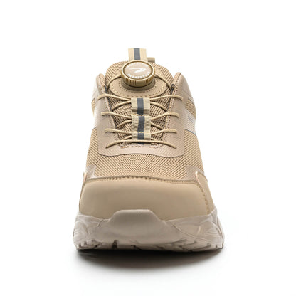 Maven Knob Lacing Breathable Steel Toe Work Sneakers