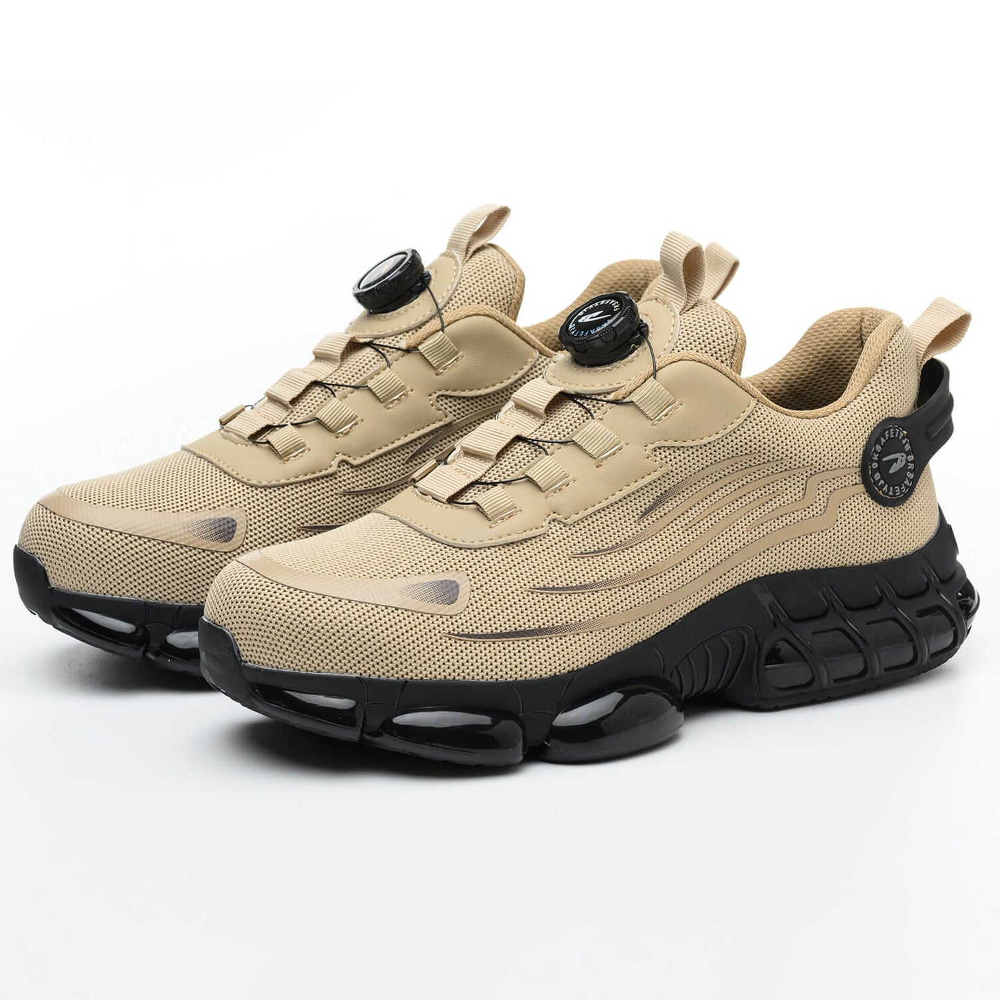 Maven Steel Toe Knob Lacing Work Sneakers