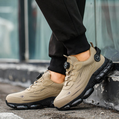 Maven Steel Toe Knob Lacing Work Sneakers