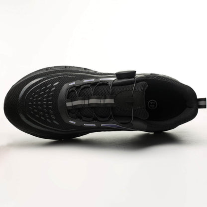 Maven Knob Lacing Stylish Steel Toe Work Sneakers