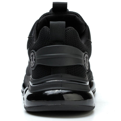 Maven Men's Knob-Lacing Breathable Steel Toe Sneakers