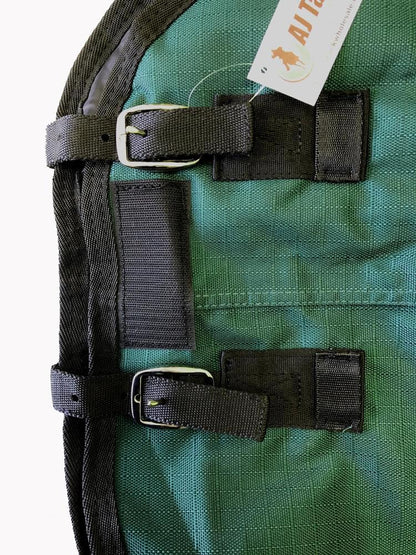 AJ Tack 1200D Waterproof Turnout Horse Blanket 400g - Green