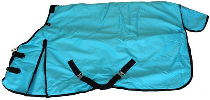 AJ Tack 1200D Waterproof Turnout Horse Blanket 400g - Turquoise